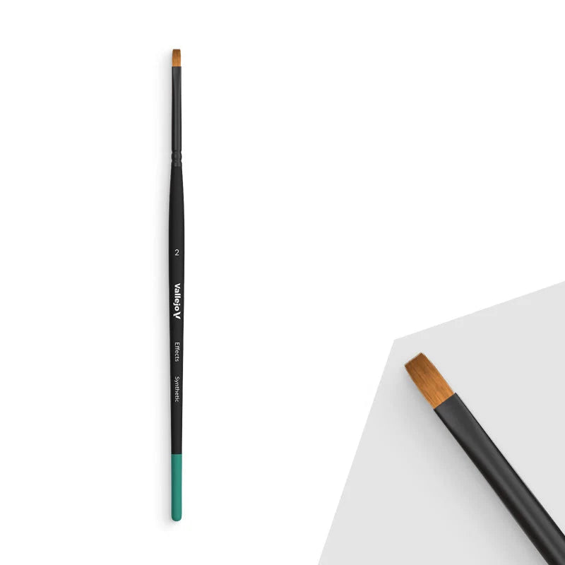 AV Effects - Flat Rectangular Synthetic Brush No. 2