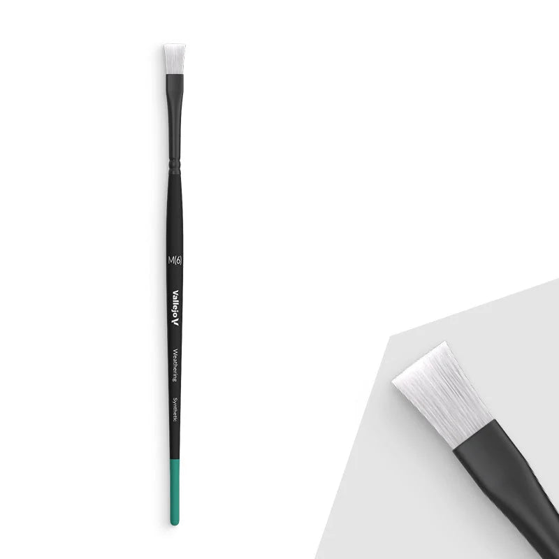 AV Weathering - Flat Synthetic Brush (Medium)