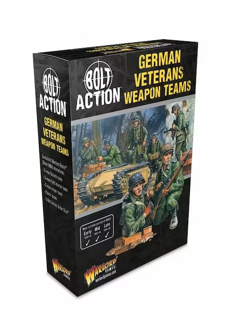 Bolt Action German Veterans weapon teams