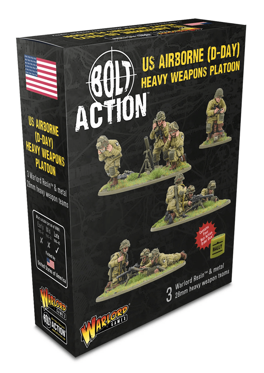 Bolt Action US Airborne (D-Day) Platoon Heavy Weapons Platoon