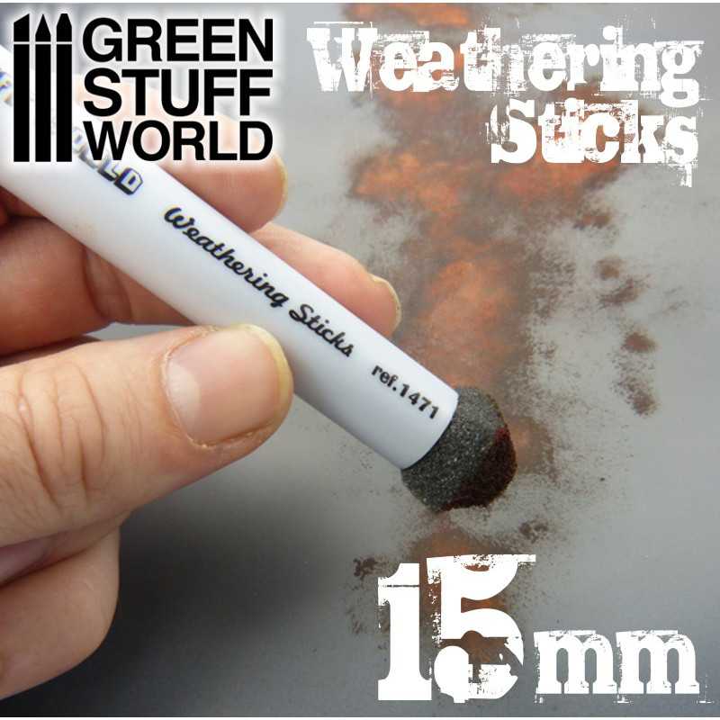 Green Stuff World Weathering Brushes 15mm