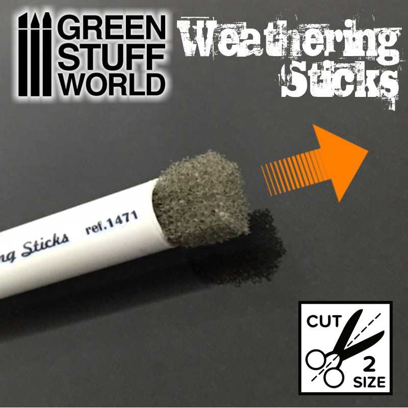 Green Stuff World Weathering Brushes 15mm