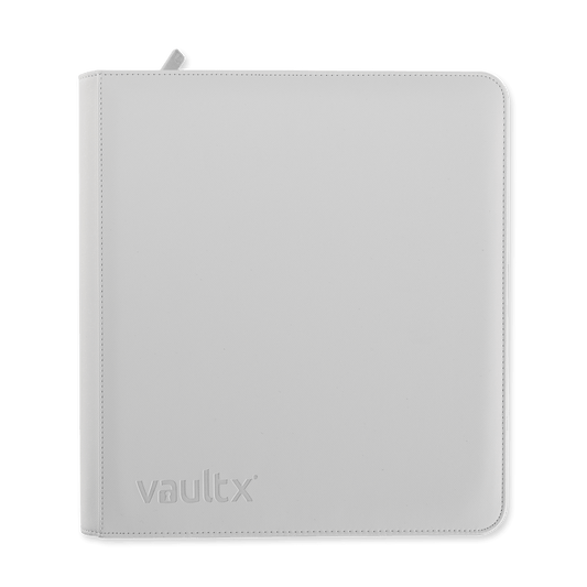 Vault X 12-Pocket Exo-Tec Zip Binder White Edition