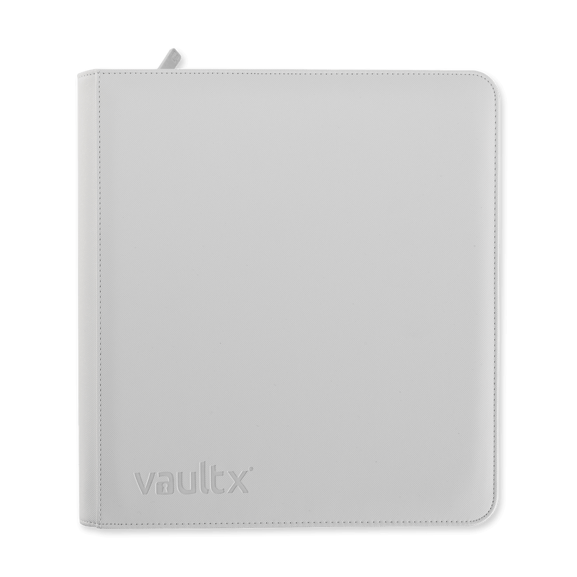 12-Pocket Exo-Tec Zip Binder White Edition