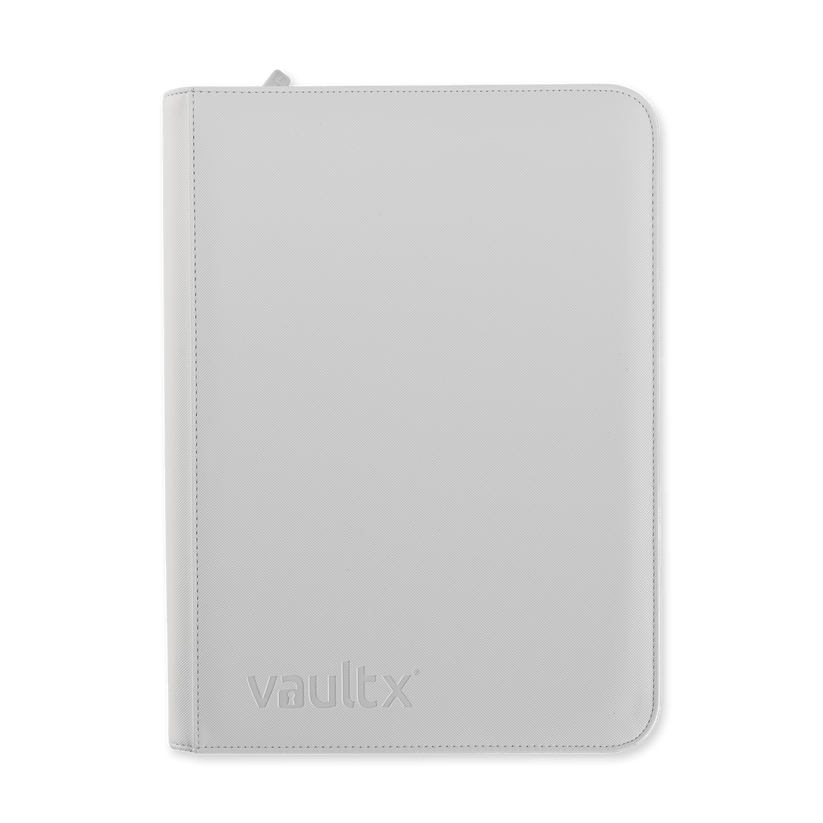 9-Pocket Exo-Tec Zip Binder White Edition