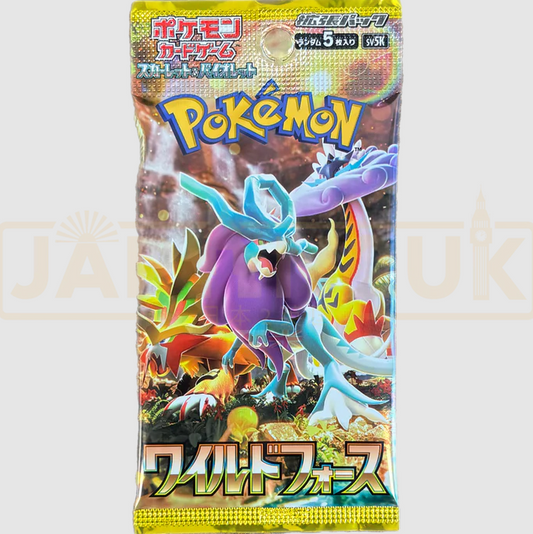 Japanese Pokemon TCG Scarlet Violet Wild Force SVWF Booster Pack