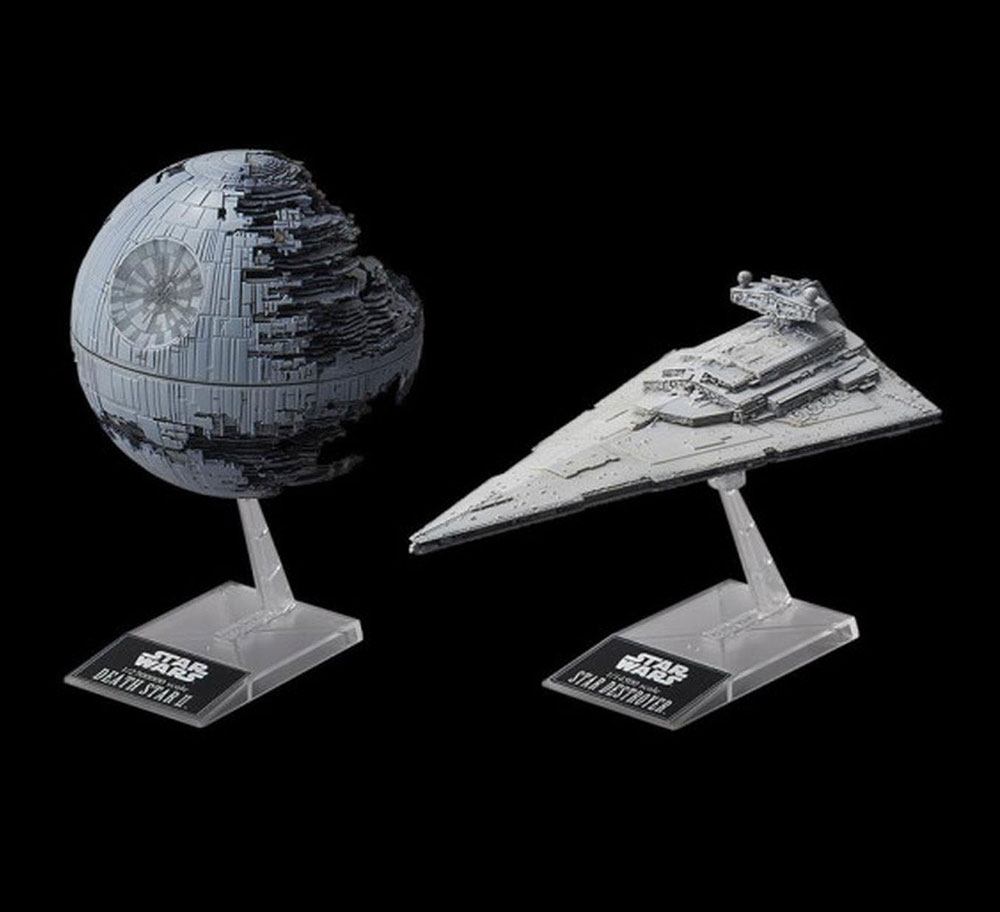 Star Wars Bandai Model Kit Death Star II & Imperial Star Destroyer