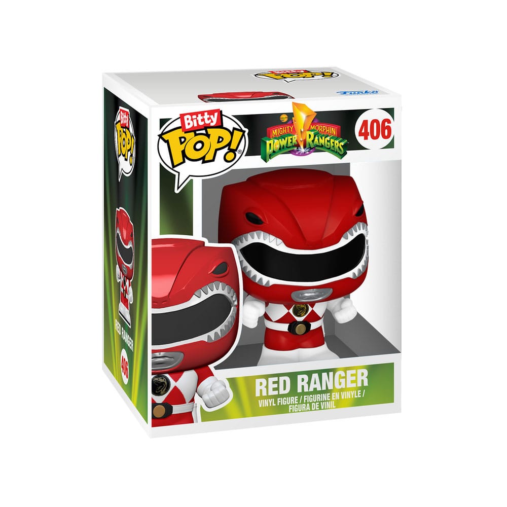 Mighty Morphin Power Rangers Bitty POP! Bots Figure 4-Pack Megazord with Red Ranger2,5 cm (Pre-Order)