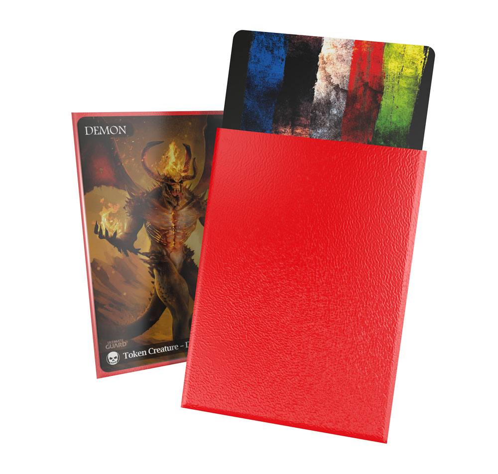 Ultimate Guard Cortex Sleeves Standard Size Matte Red (100 sleeves)