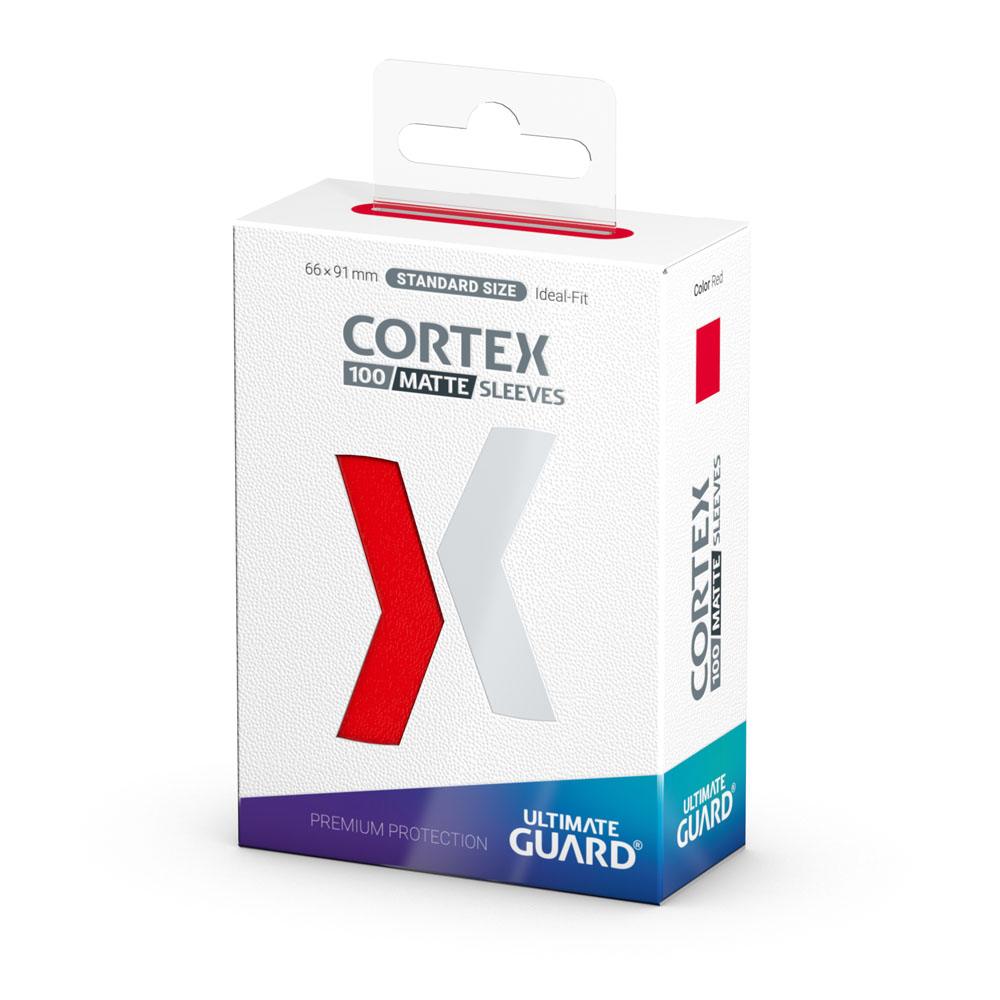 Ultimate Guard Cortex Sleeves Standard Size Matte Red (100 sleeves)