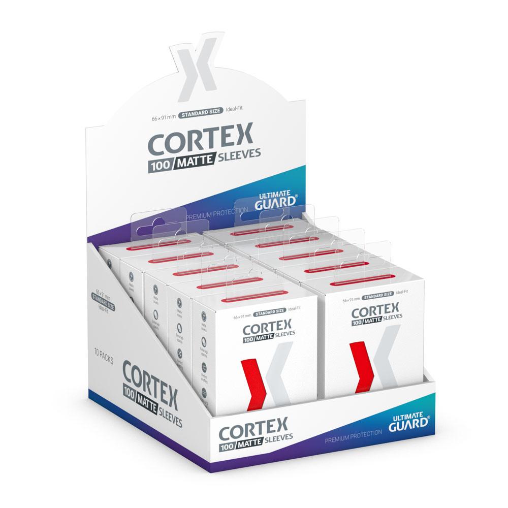 Ultimate Guard Cortex Sleeves Standard Size Matte Red (100 sleeves)