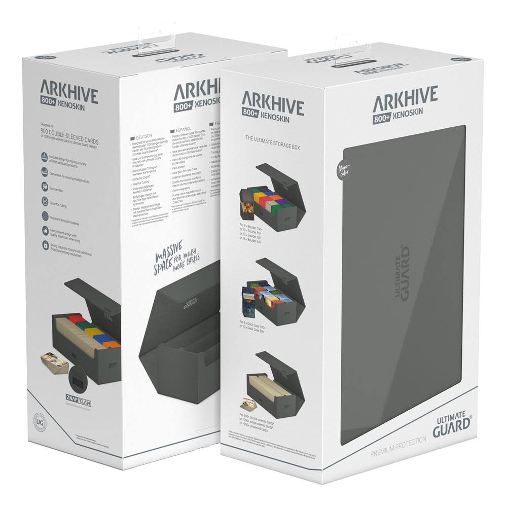 Ultimate Guard Arkhive 800+ XenoSkin Monocolor Grey