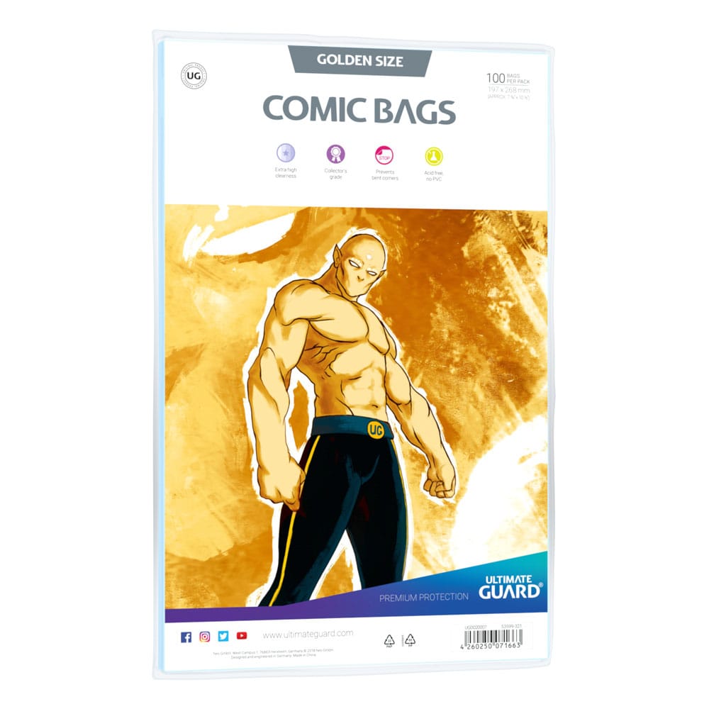 Ultimate Guard Comic Bags Golden Size (100)