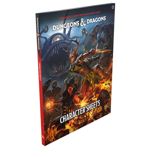 Dungeons & Dragons RPG Character Sheets 2024