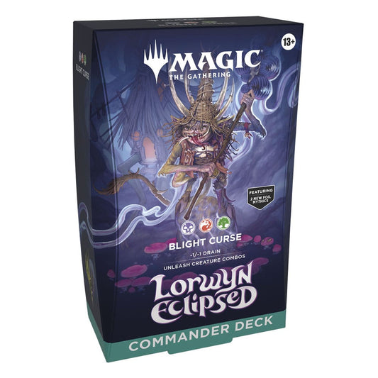 Magic the Gathering Lorwyn Eclipsed Commander Deck Blight Curse (Pre-Order)