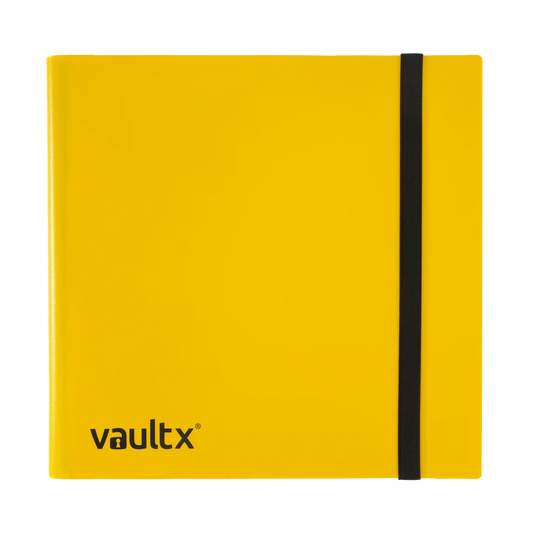 Vault X 12-Pocket Strap Binder Yellow