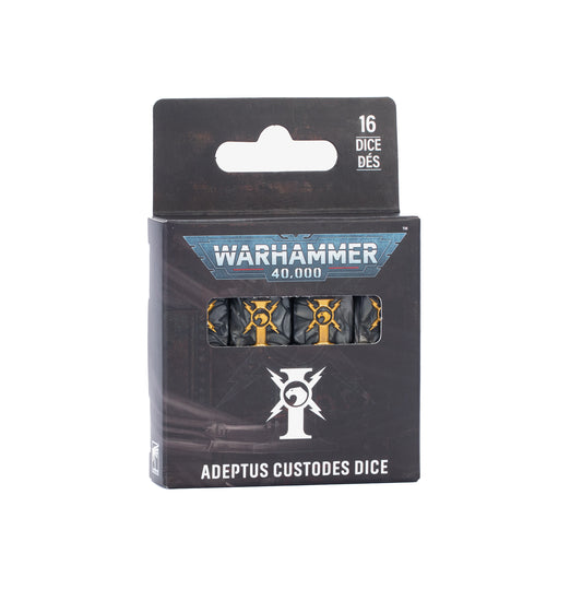 WARHAMMER 40000: ADEPTUS CUSTODES DICE (Pre-Order)