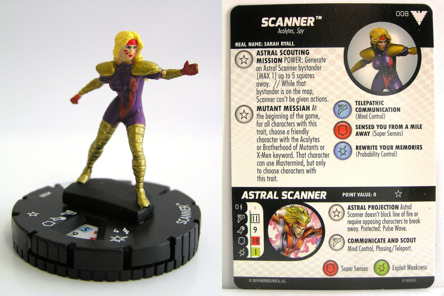 Heroclix - Marvel Animated X-Men Dark Phoenix Saga - SCANNER #008