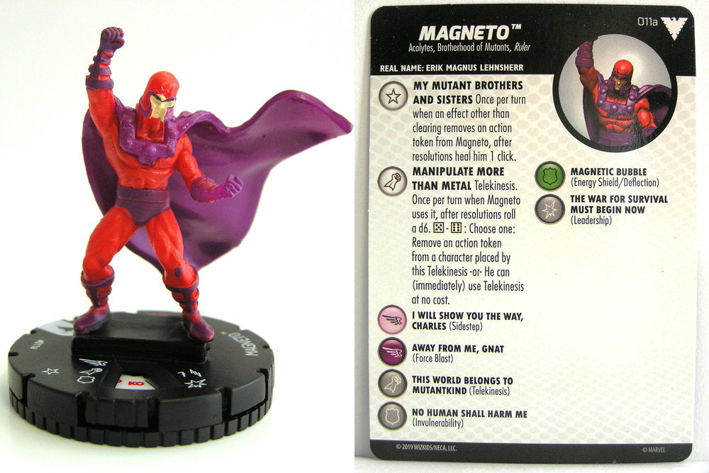 Heroclix - Marvel Animated X-Men Dark Phoenix Saga - MAGNETO #011a