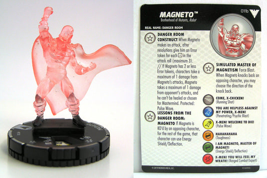 Heroclix - Marvel Animated X-Men Dark Phoenix Saga - MAGNETO #011b PRIME