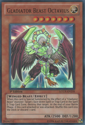 Gladiator Beast Octavius [LCGX-EN235] Ultra Rare