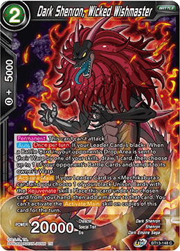 Dark Shenron, Wicked Wishmaster (Common) (BT13-148) [Supreme Rivalry]