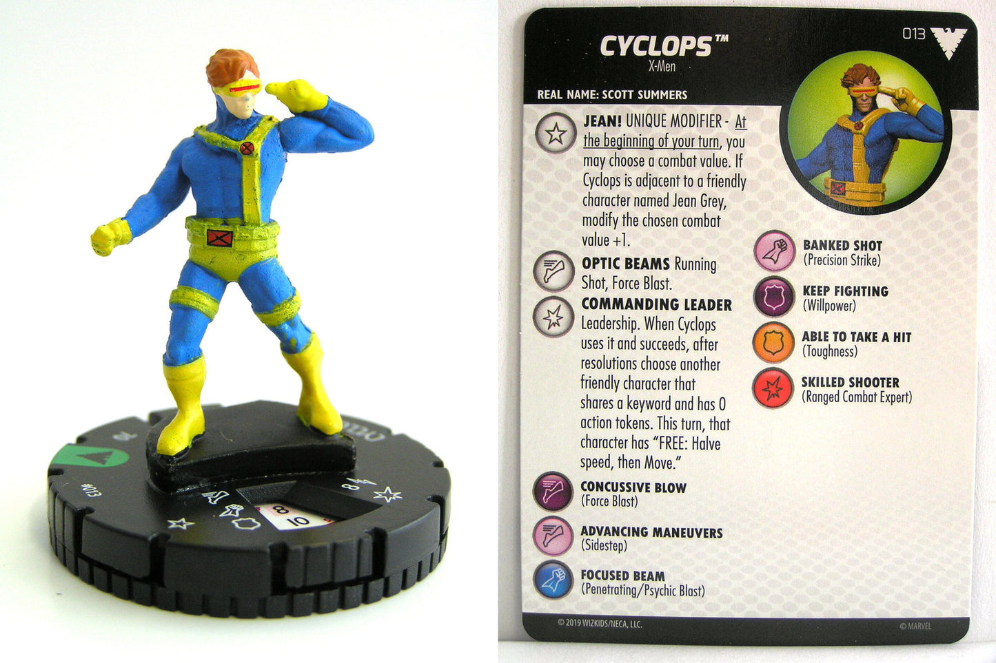 Heroclix - Marvel Animated X-Men Dark Phoenix Saga - CYCLOPS #013
