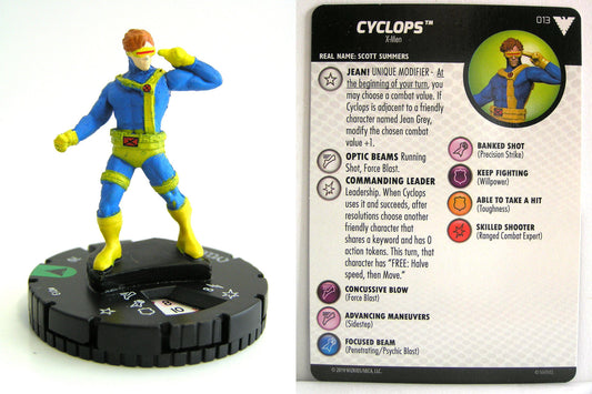 Heroclix - Marvel Animated X-Men Dark Phoenix Saga - CYCLOPS #013