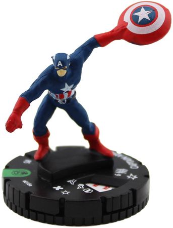 Heroclix - Marvel Captain America and the Avengers - Captain America 018a