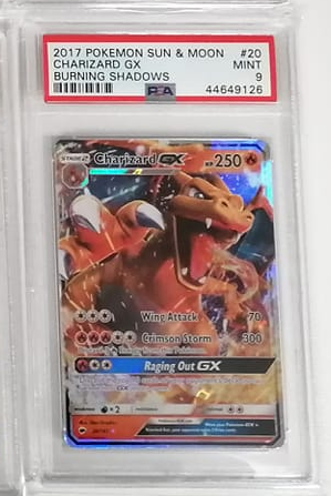 Pokemon PSA 9 - Charizard GX 20 [SM - Burning Shadows]