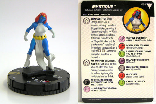 Heroclix - Marvel Animated X-Men Dark Phoenix Saga - MYSTIQUE #038