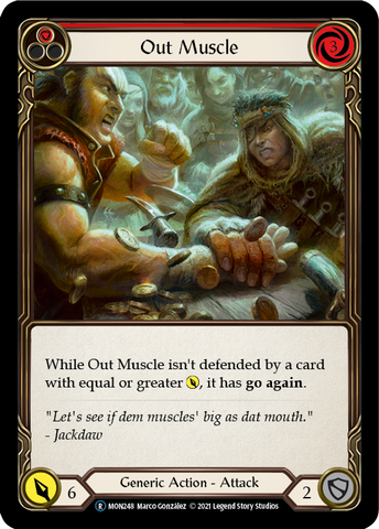Out Muscle (Red) [U-MON248-RF] (Monarch Unlimited)  Unlimited Rainbow Foil
