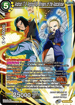 Android 17 & Android 18, Bringers of the Apocalypse (BT13-106) [Supreme Rivalry]