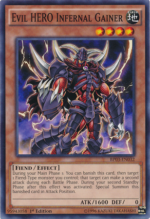 Evil HERO Infernal Gainer [BP03-EN032] Common