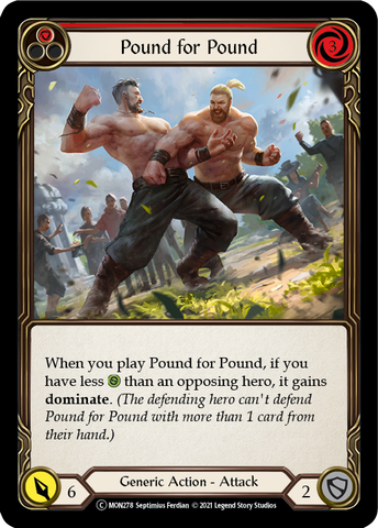 Pound for Pound (Red) [U-MON278] (Monarch Unlimited)  Unlimited Normal