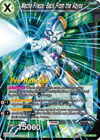 Mecha Frieza, Back From the Abyss (BT17-065) [Ultimate Squad Prerelease Promos]