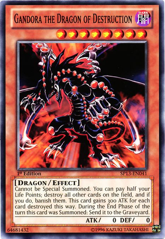 Gandora the Dragon of Destruction [SP13-EN041] Common