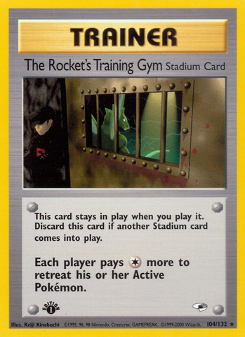 The Rocket's Training Gym (104/132) [Gym Heroes 1st Edition]