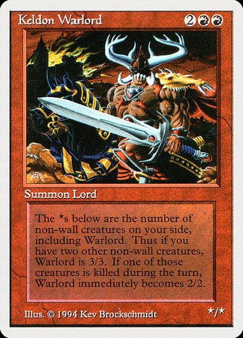 Keldon Warlord [Summer Magic / Edgar]