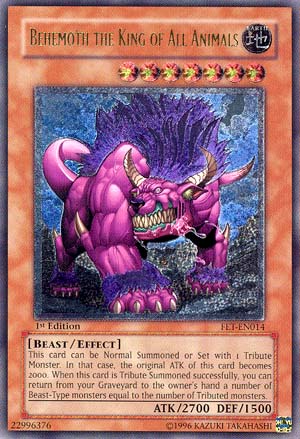 Behemoth the King of All Animals [FET-EN014] Ultimate Rare