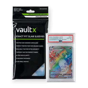 Vault X Exact Fit Slab Sleeves PSA (100 Pack)