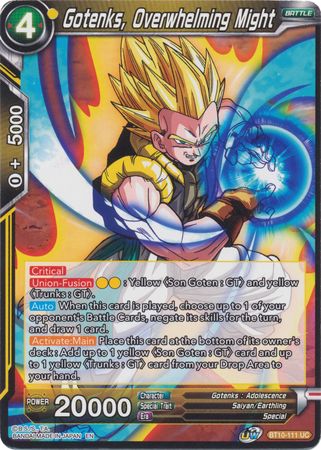Gotenks, Overwhelming Might (BT10-111) [Rise of the Unison Warrior]