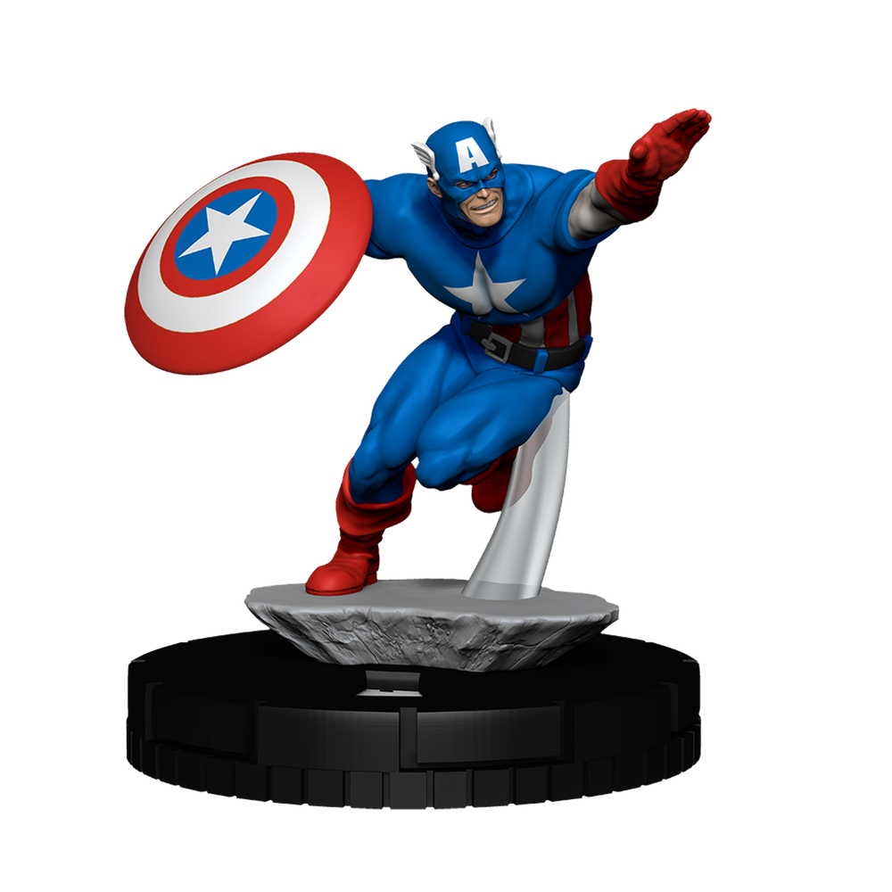 Avengers 60th Anniversary Play at Home Kit Captain America: Marvel HeroClix