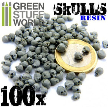 Green Stuff World: 100x Resin Skulls