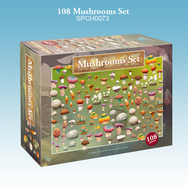 108 Mushrooms Set Spellcrow Scenery