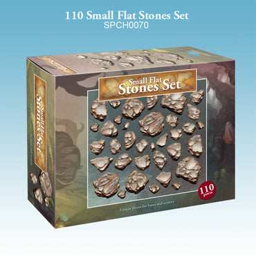 110 Small Flat Stones Set Spellcrow