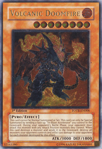 Volcanic Doomfire [FOTB-EN008] Ultimate Rare