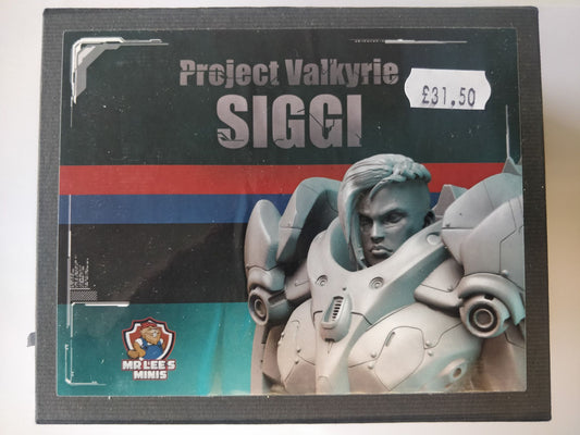 Mr Lee's Minis Project Valkyrie Siggi Miniature Bust