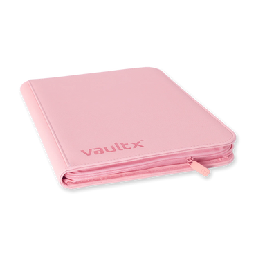 Vault X 12 Pocket eXo-Tec Zip Binder Just Pink