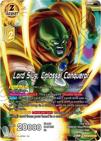 Lord Slug, Colossal Conqueror (BT19-102) [Fighter's Ambition]